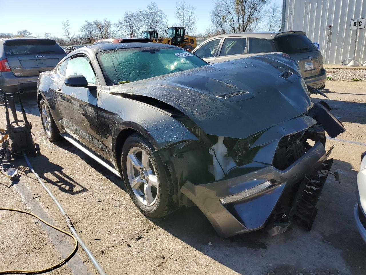 2019 Ford Mustang VIN 1FA6P8TH9K5193069 Copart auction photo, front end damage thumbnail 4