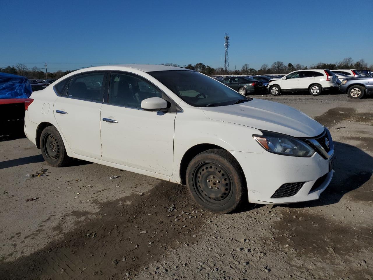2017 Nissan Sentra VIN 3N1AB7AP0HY246991 Copart auction photo, front end / side damage thumbnail 4