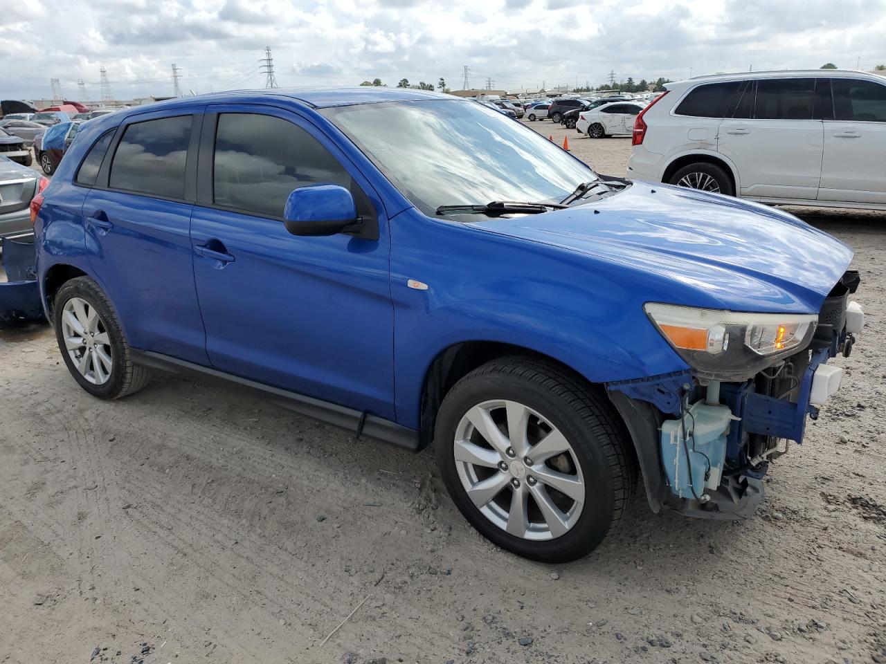 2015 Mitsubishi Outlander VIN 4A4AP3AU7FE006451 Copart auction photo, front end damage thumbnail 4