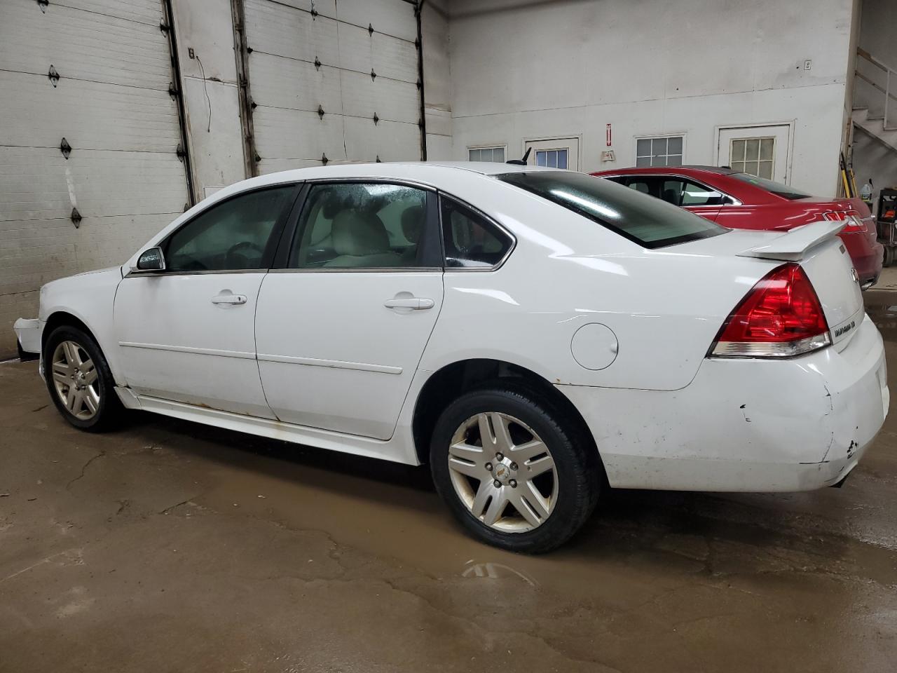 2012 Chevrolet Impala VIN 2G1WB5E38C1157488 Copart auction photo, front end / side damage thumbnail 2