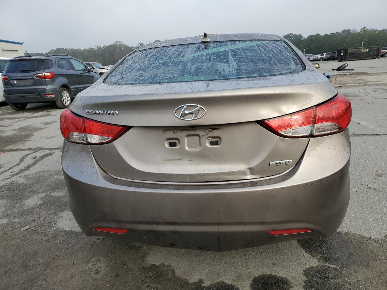 2013 Hyundai Elantra VIN 5NPDH4AE3DH265385 Copart auction photo, side / front end damage thumbnail 6