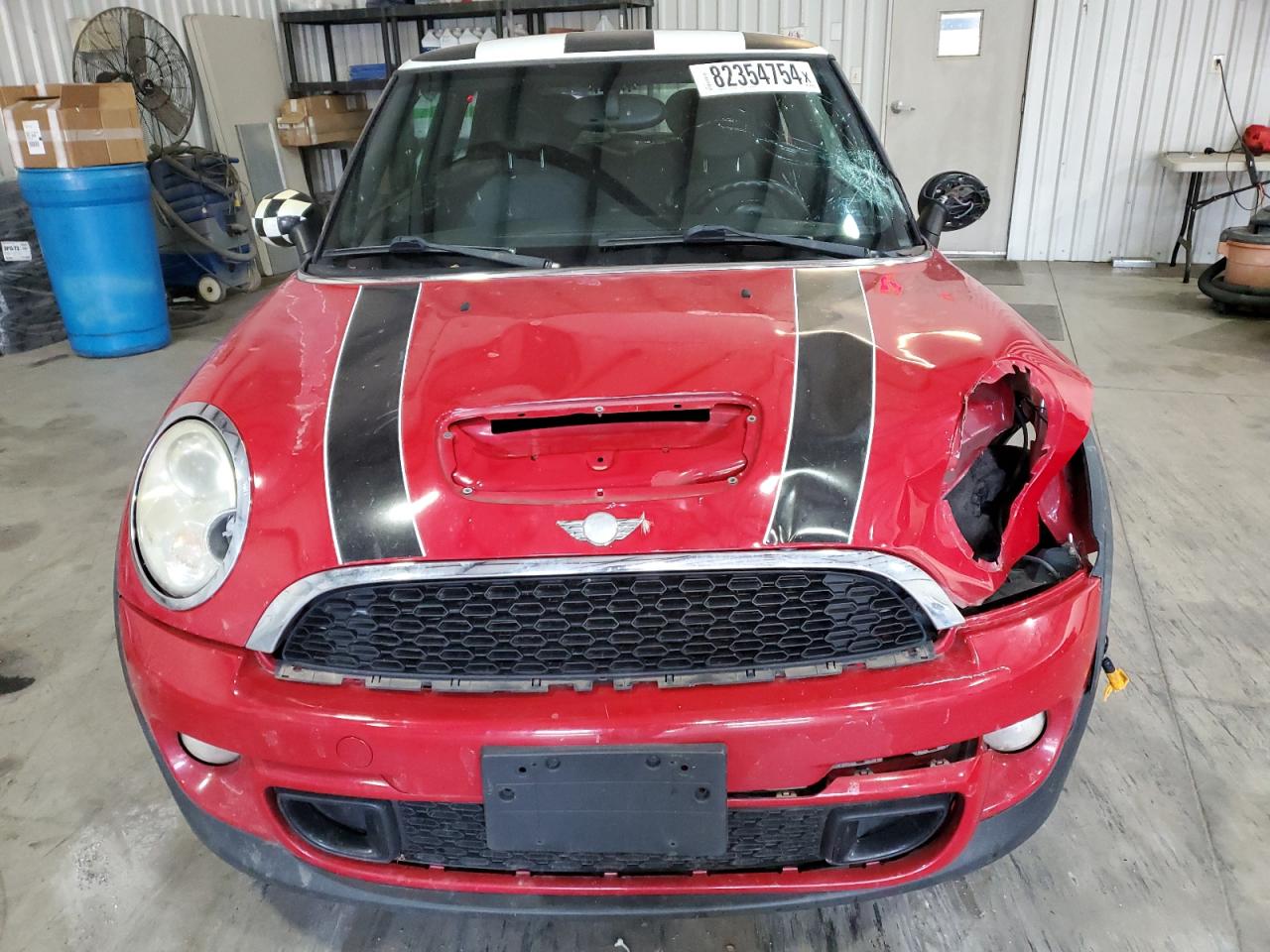 2011 MINI Cooper VIN WMWSV3C56BTY12811 Copart auction photo, front end damage thumbnail 5