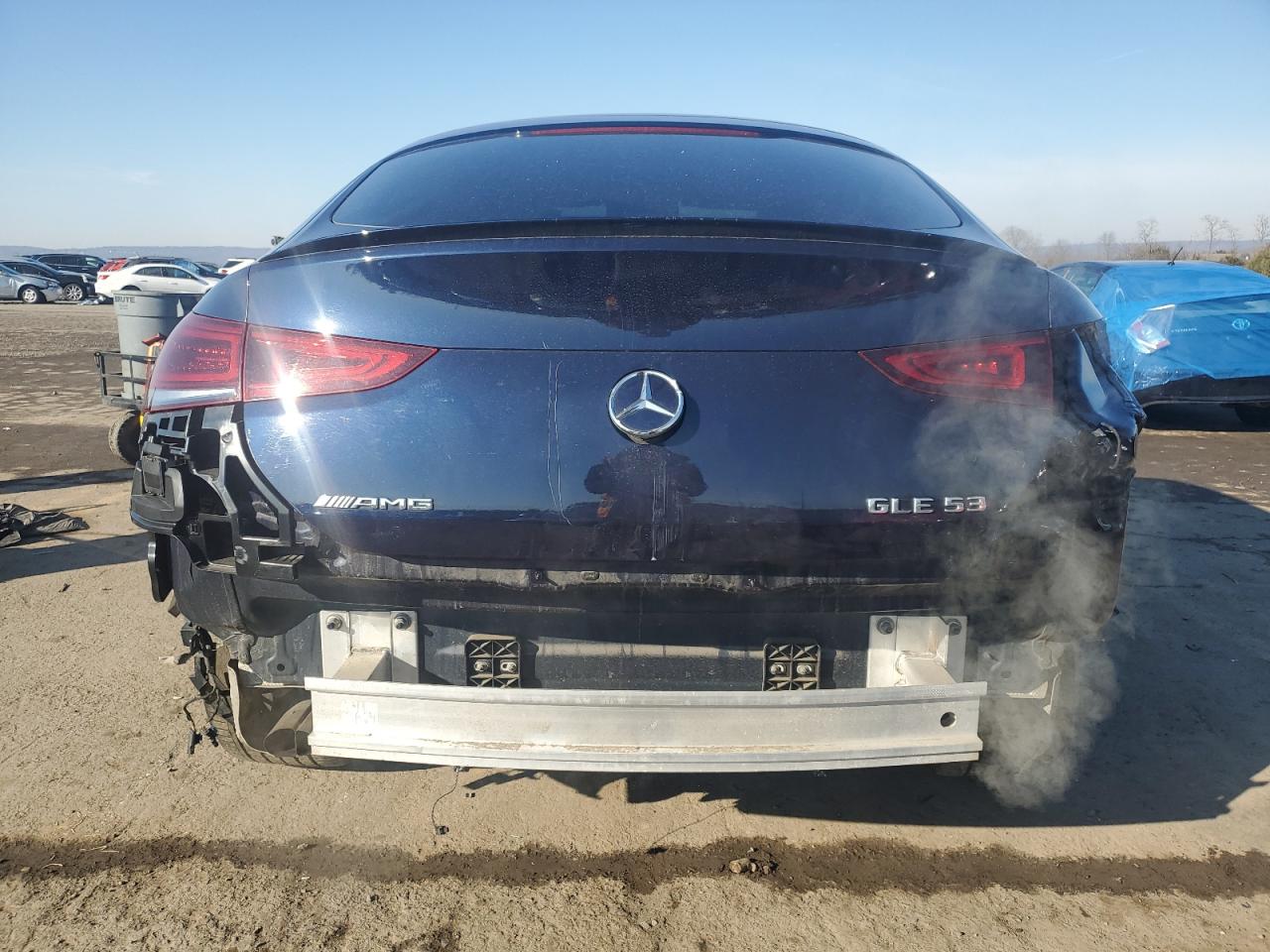 2021 Mercedes-Benz GLE VIN 4JGFD6BB3MA380835 Copart auction photo, rear end / front end damage thumbnail 6