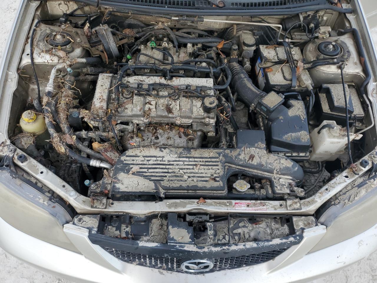 2002 Mazda Protege VIN JM1BJ225321596499 Copart auction photo, water/flood damage thumbnail 11