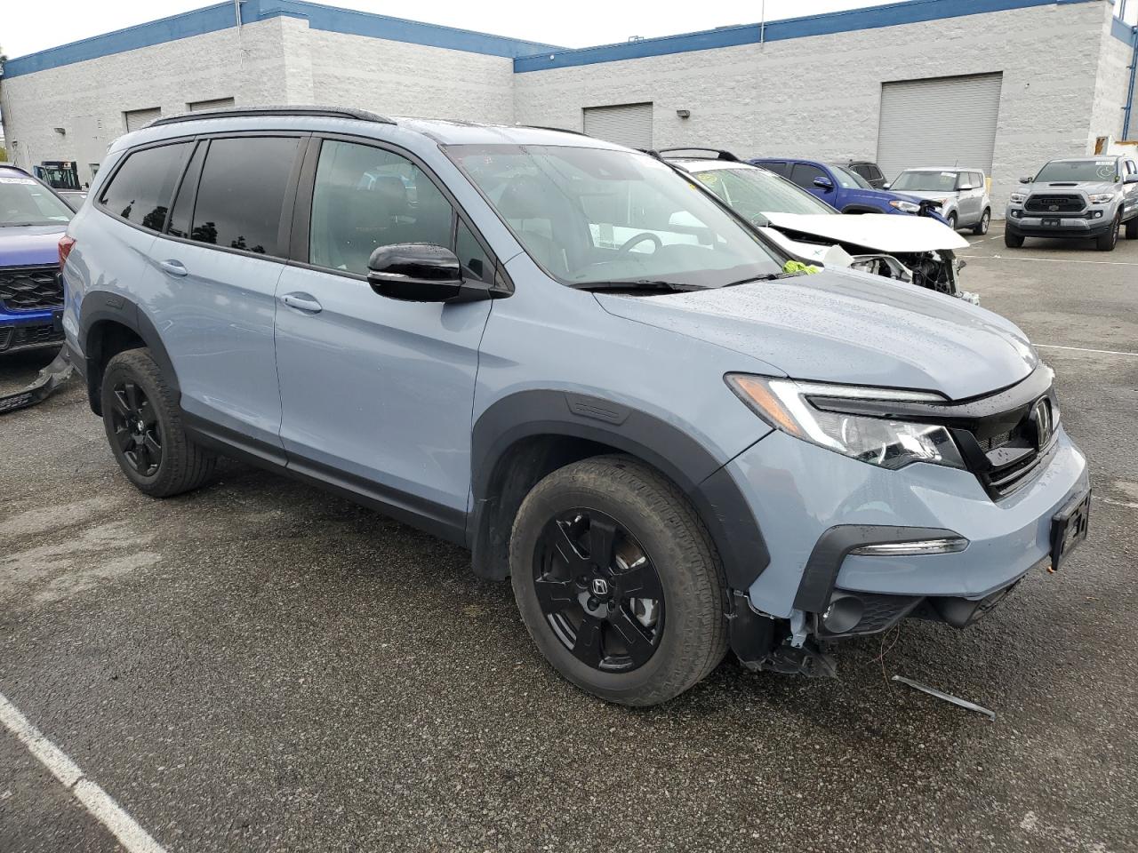 2022 Honda Pilot VIN 5FNYF6H83NB061544 Copart auction photo, front end damage thumbnail 4