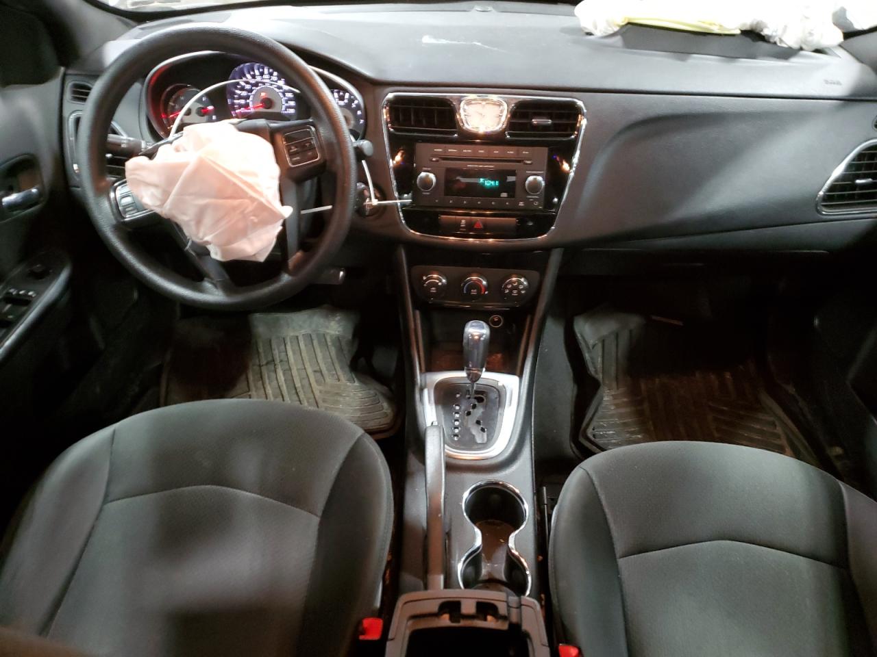 2012 Chrysler 200 VIN 1C3CCBAB8CN172403 Copart auction photo, front end / side damage thumbnail 8
