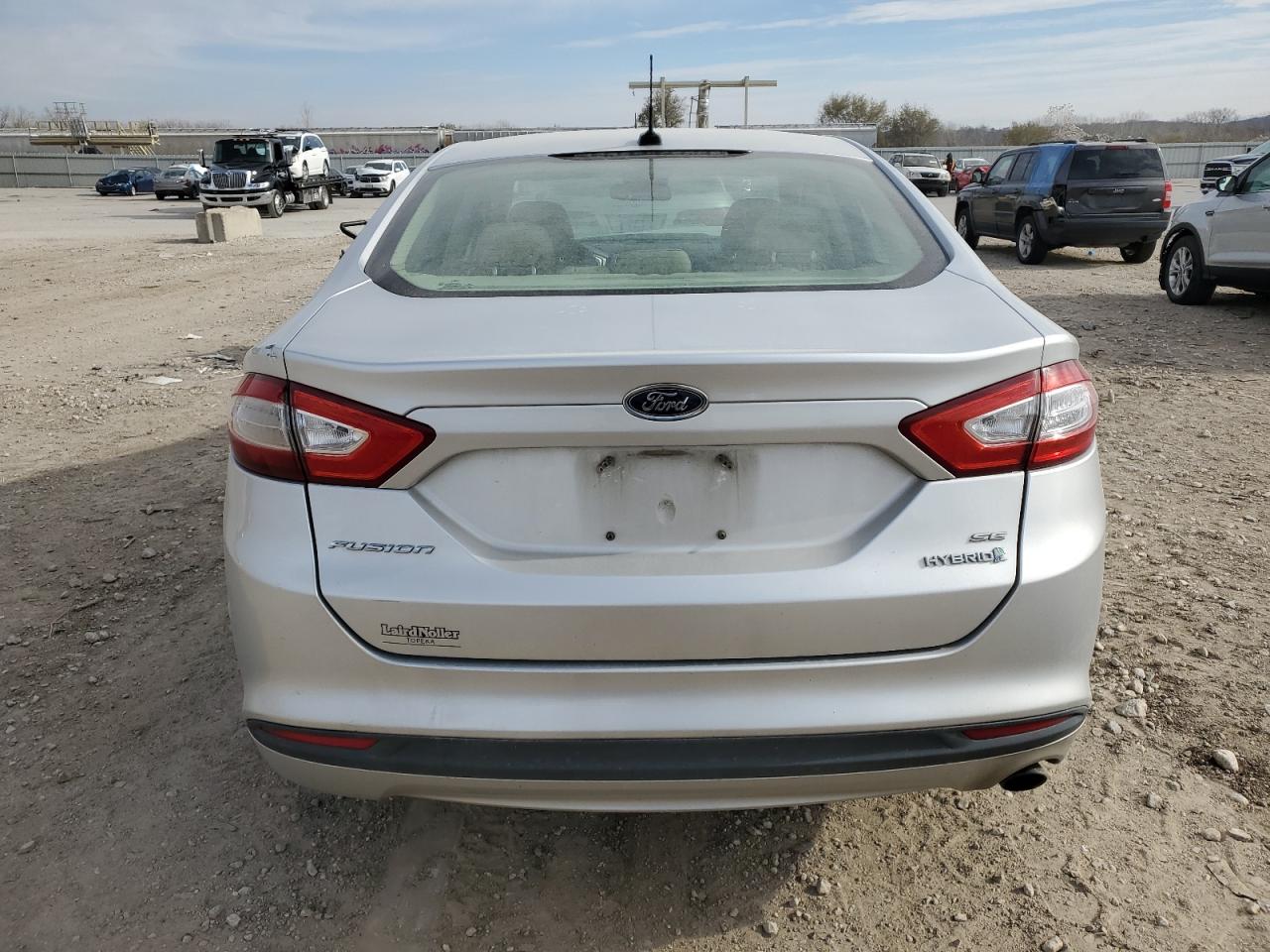 2013 Ford Fusion VIN 3FA6P0LU9DR379001 Copart auction photo, front end damage thumbnail 6