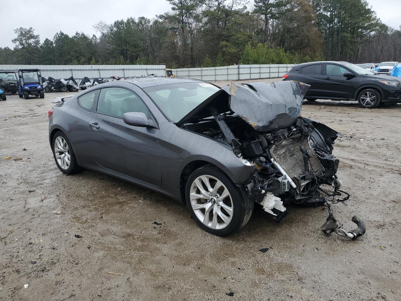 2014 Hyundai Genesis VIN KMHHT6KDXEU120753 Copart auction photo, front end damage thumbnail 4