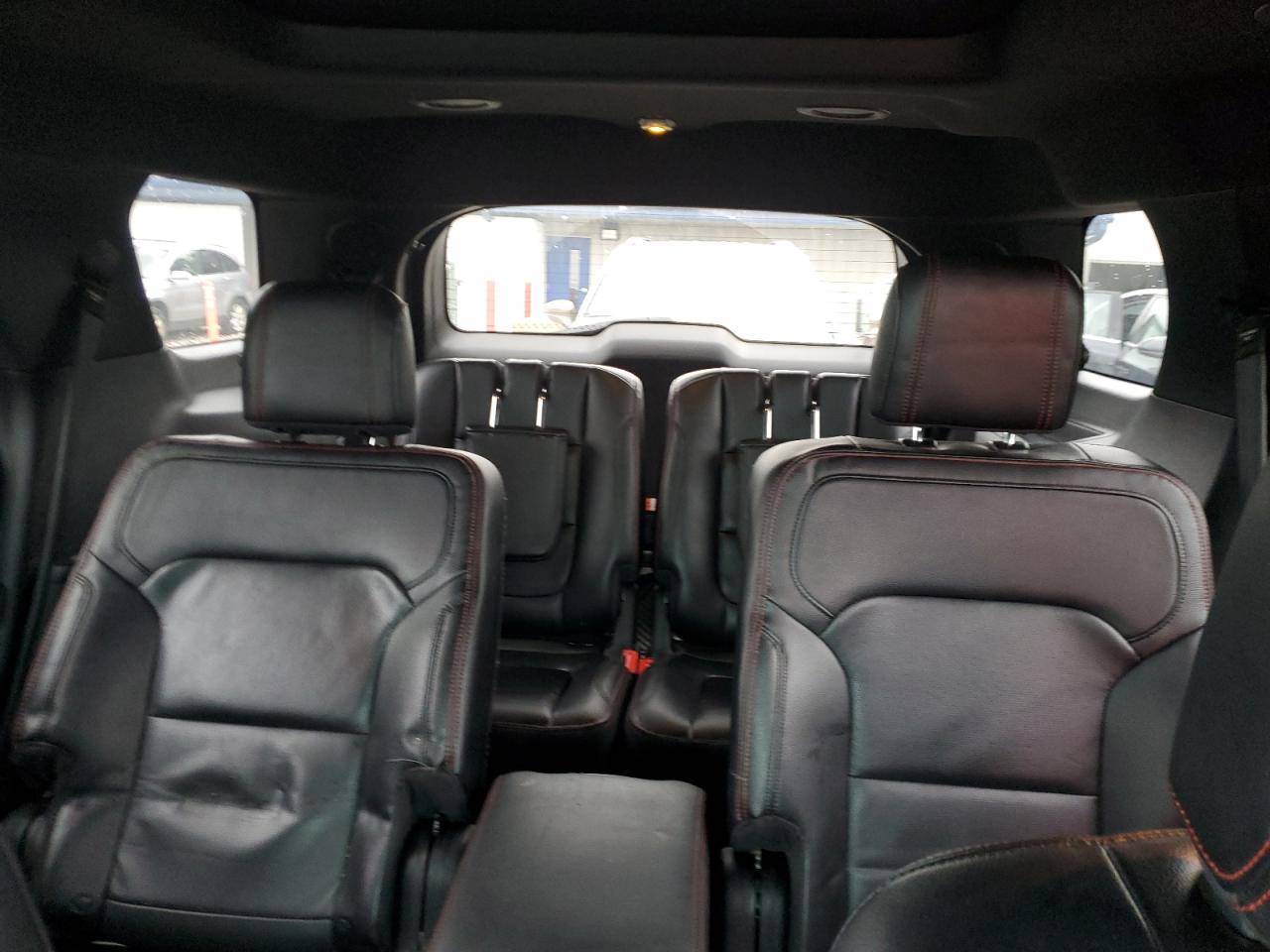 2016 Ford Explorer VIN 1FM5K8GT7GGA01190 Copart auction photo, water/flood damage thumbnail 10