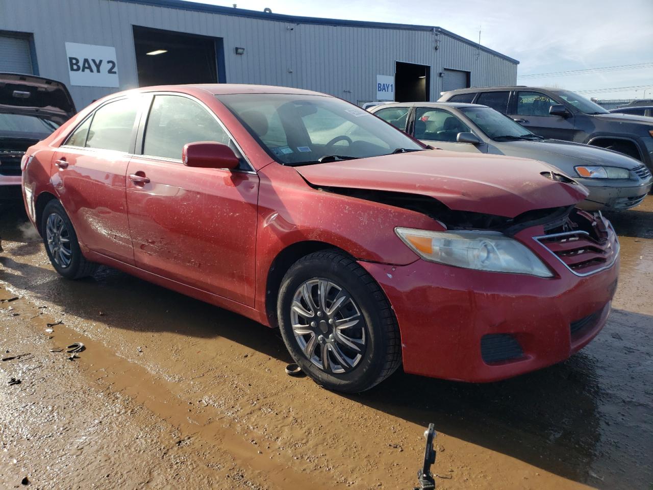 2010 Toyota Camry VIN 4T4BF3EK7AR005601 Copart auction photo, front end damage thumbnail 4