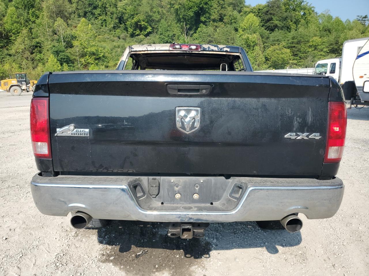 2014 RAM 1500 VIN 1C6RR7LM9ES286101 Copart auction photo, burn damage thumbnail 6