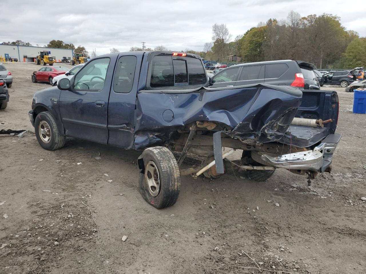 2002 Ford F-150 VIN 2FTRX17L32CB00243 Copart auction photo, undercarriage / mechanical damage thumbnail 2