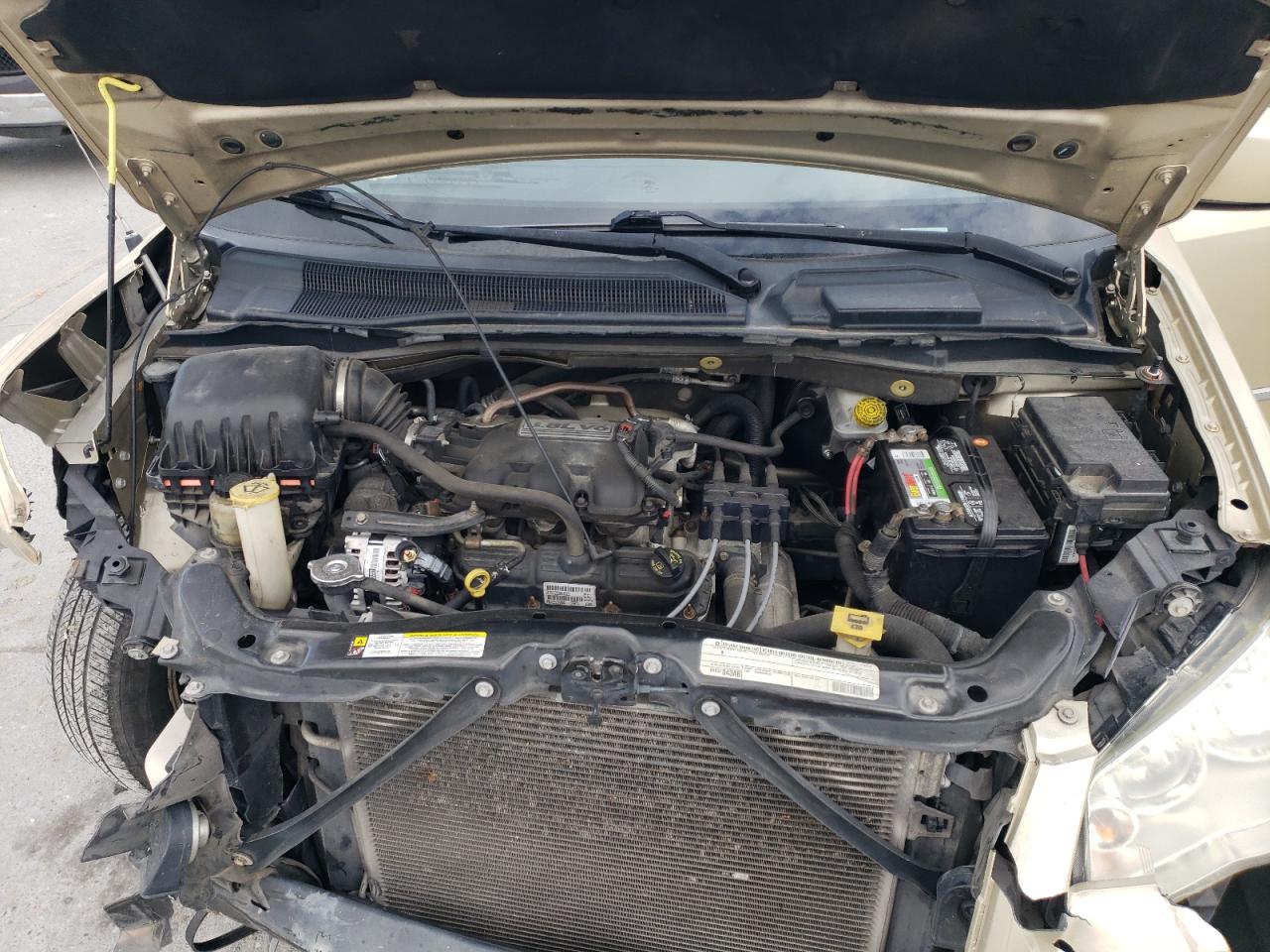 2010 Chrysler Town & Country VIN 2A4RR8D10AR428697 Copart auction photo, front end / rear end damage thumbnail 13