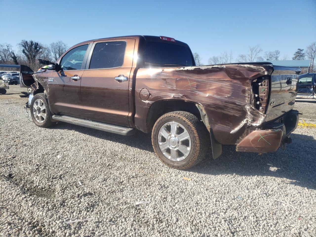2014 Toyota Tundra VIN 5TFAW5F11EX364068 Copart auction photo, all over damage thumbnail 2