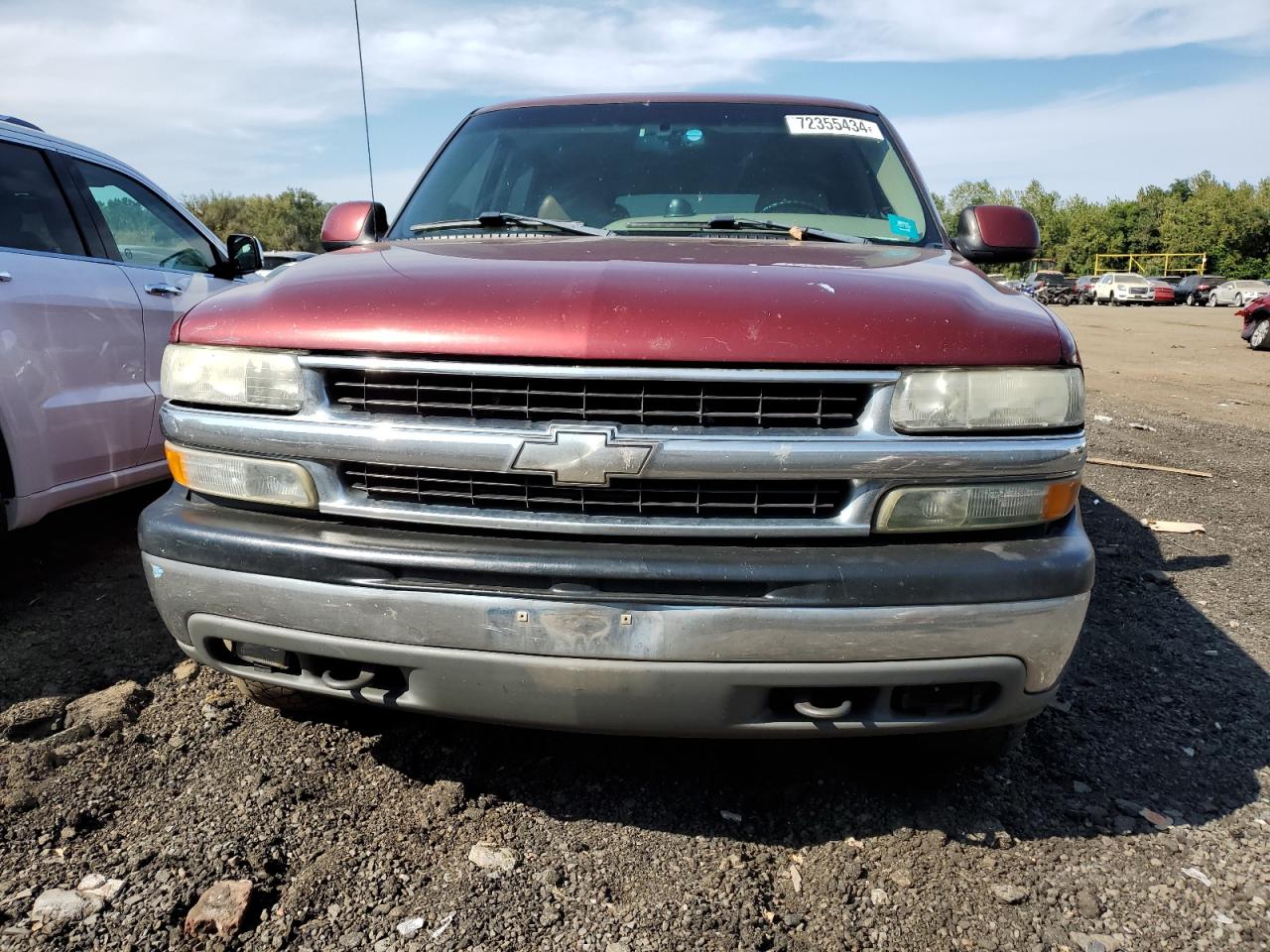 2001 Chevrolet Tahoe VIN 1GNEK13T41R167655 Copart auction photo, rear end damage thumbnail 5
