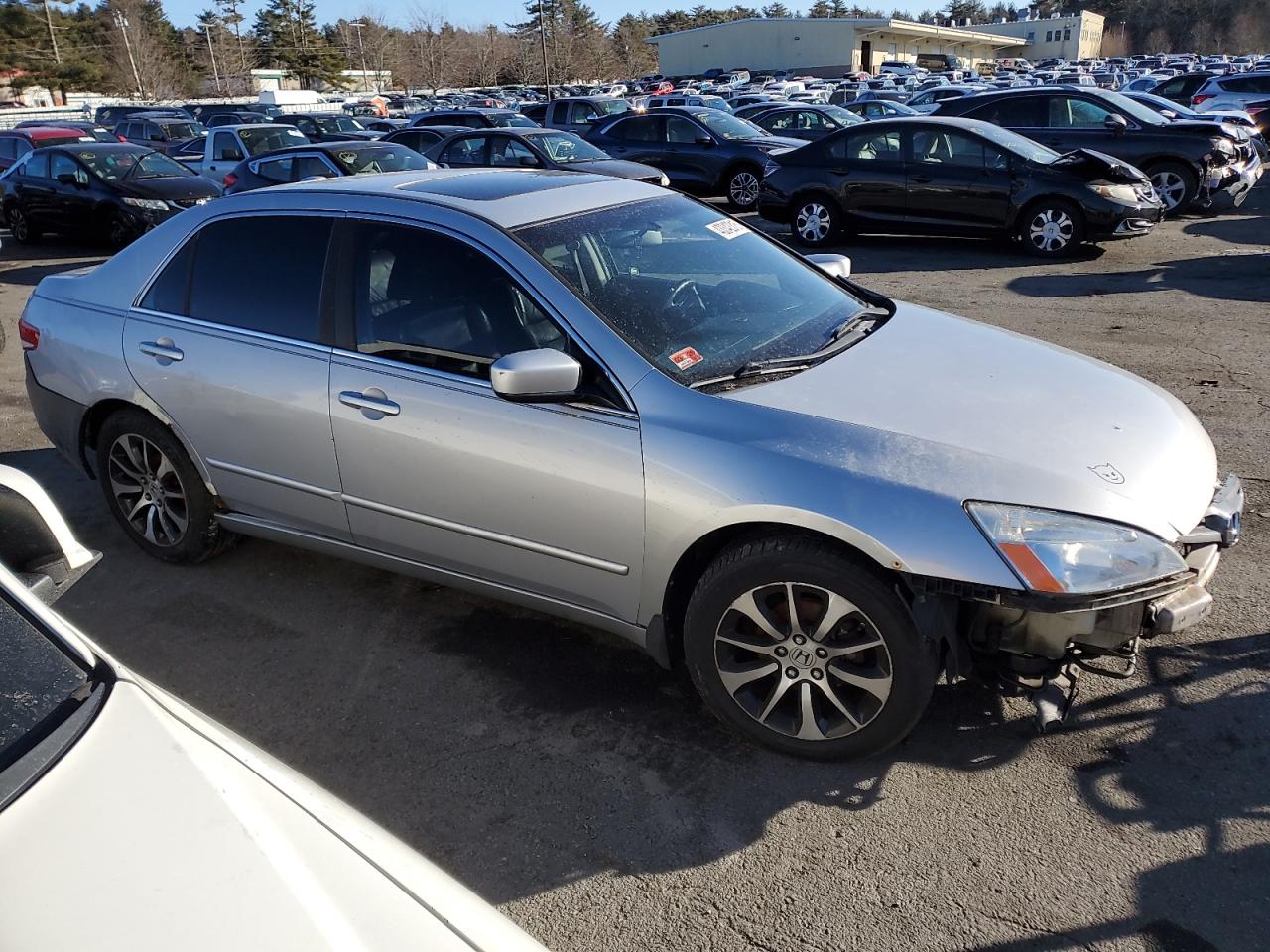 2004 Honda Accord VIN 1HGCM66554A048506 Copart auction photo, front end / side damage thumbnail 4