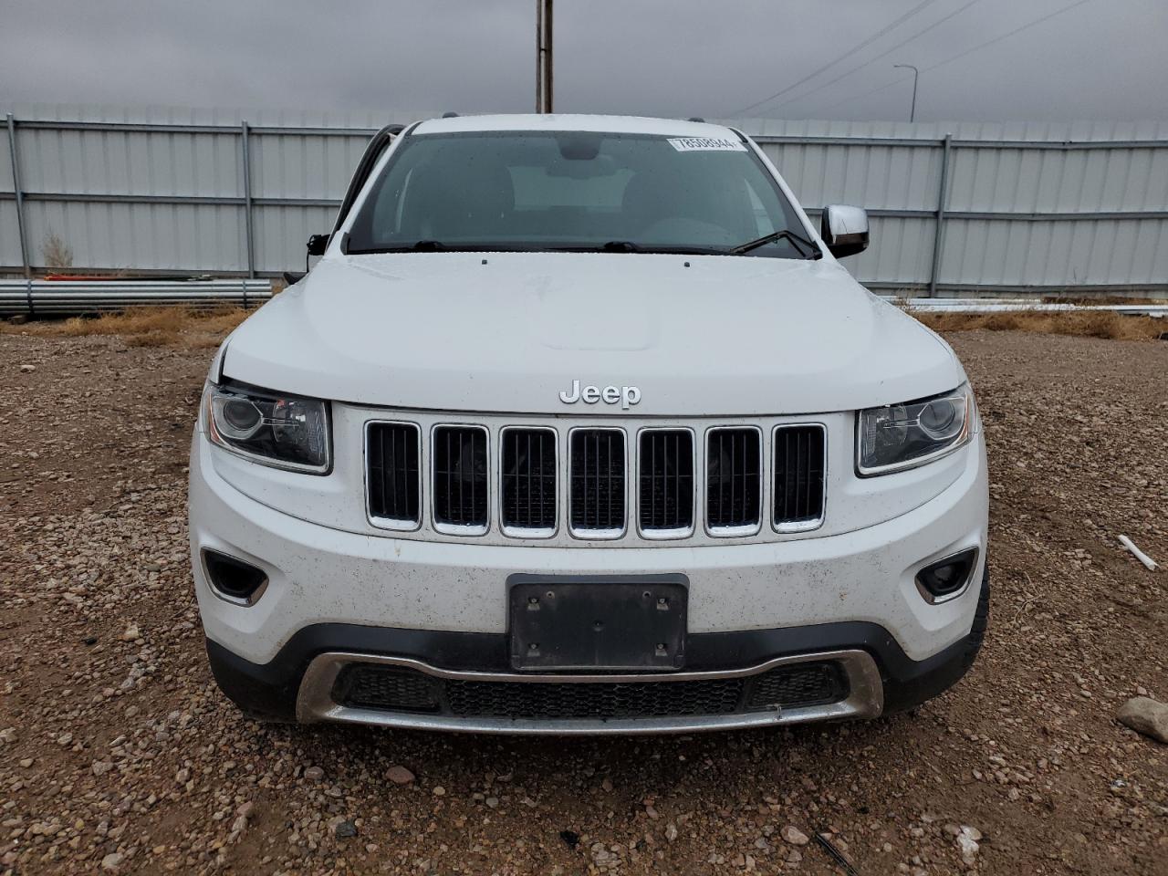 2015 Jeep Grand Cherokee VIN 1C4RJFBG8FC158773 Copart auction photo, side / front end damage thumbnail 5