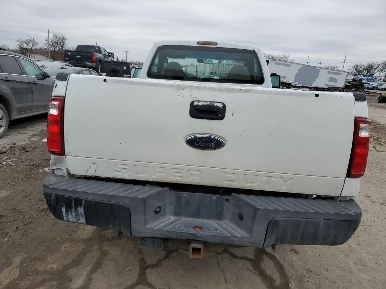 2008 Ford F250 VIN 1FTNF20588EE59156 Copart auction photo, front end / rear end damage thumbnail 6