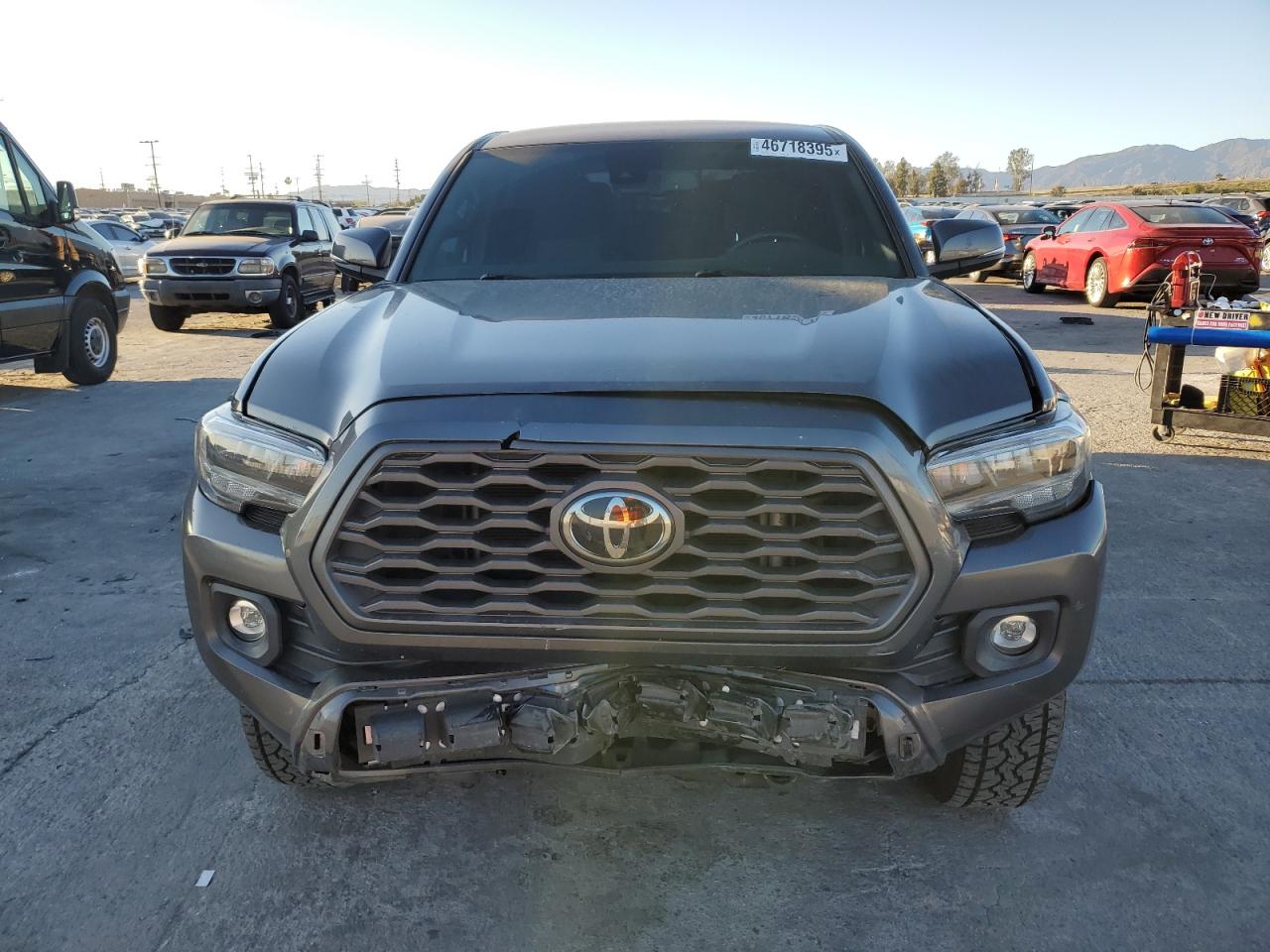 2021 Toyota Tacoma VIN 3TMCZ5AN8MM453084 Copart auction photo, rear end / front end damage thumbnail 5