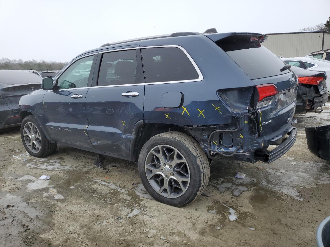 2021 Jeep Grand Cherokee VIN 1C4RJFBG9MC591340 Copart auction photo, all over damage thumbnail 2