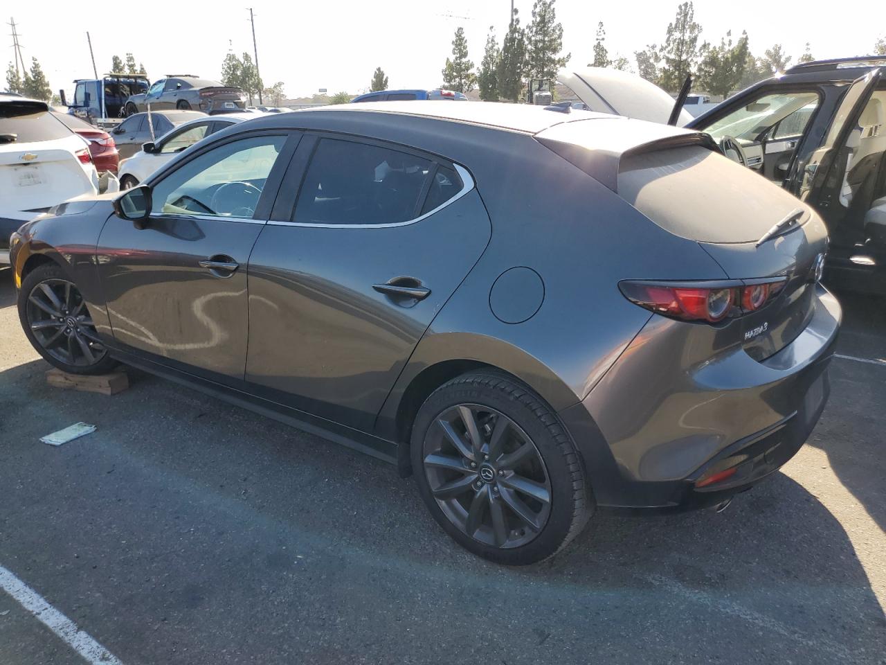 2019 Mazda 3 VIN JM1BPAMM1K1142569 Copart auction photo, front end / undercarriage damage thumbnail 2