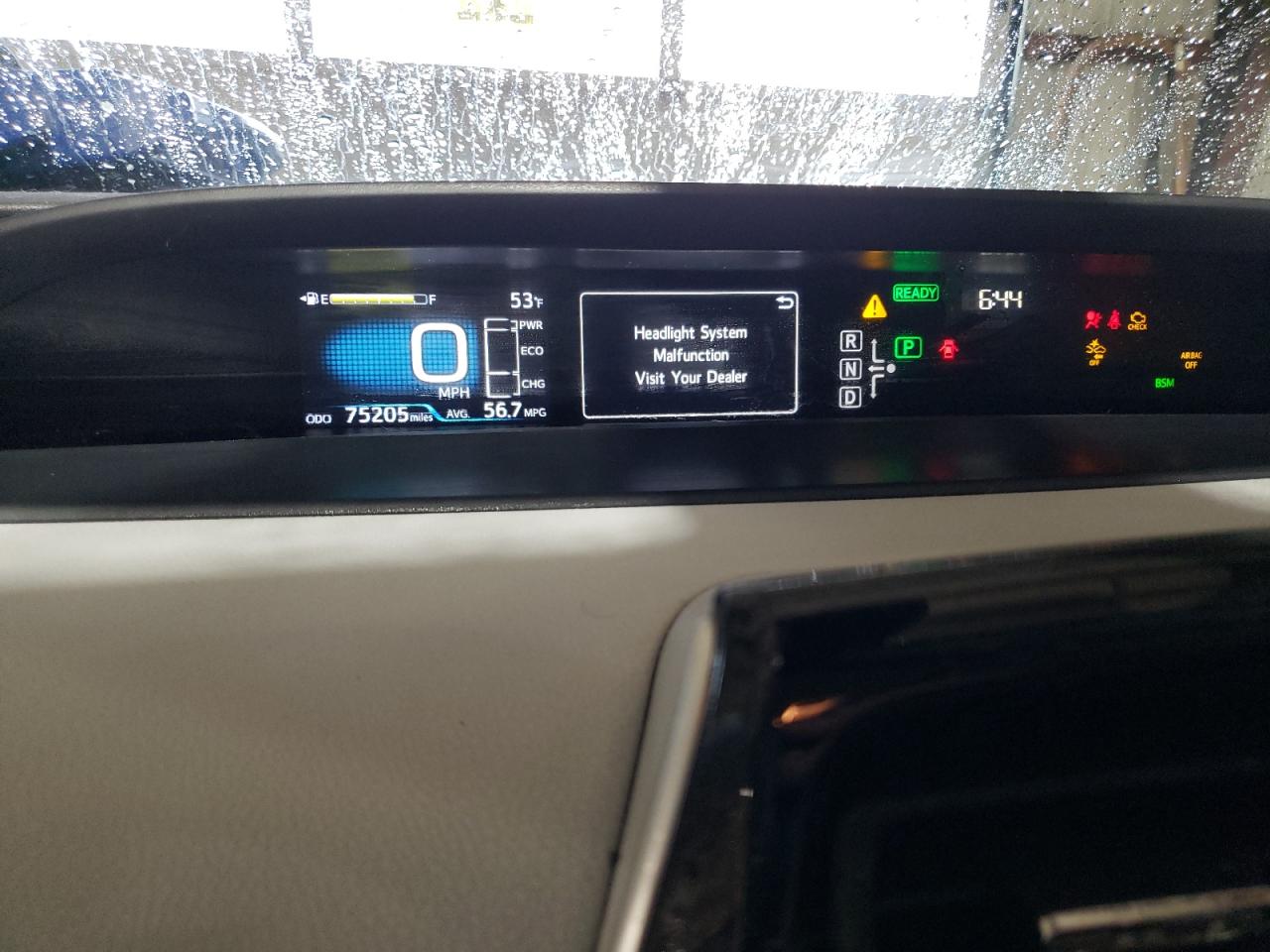 2017 Toyota Prius VIN JTDKBRFU6H3047755 Copart auction photo, front end damage thumbnail 9