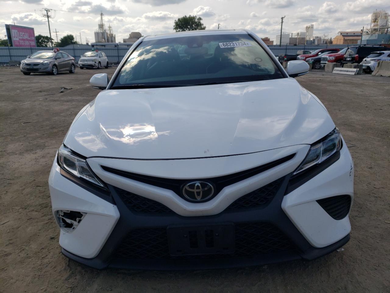2018 Toyota Camry VIN 4T1B11HK6JU129500 Copart auction photo, all over damage thumbnail 5