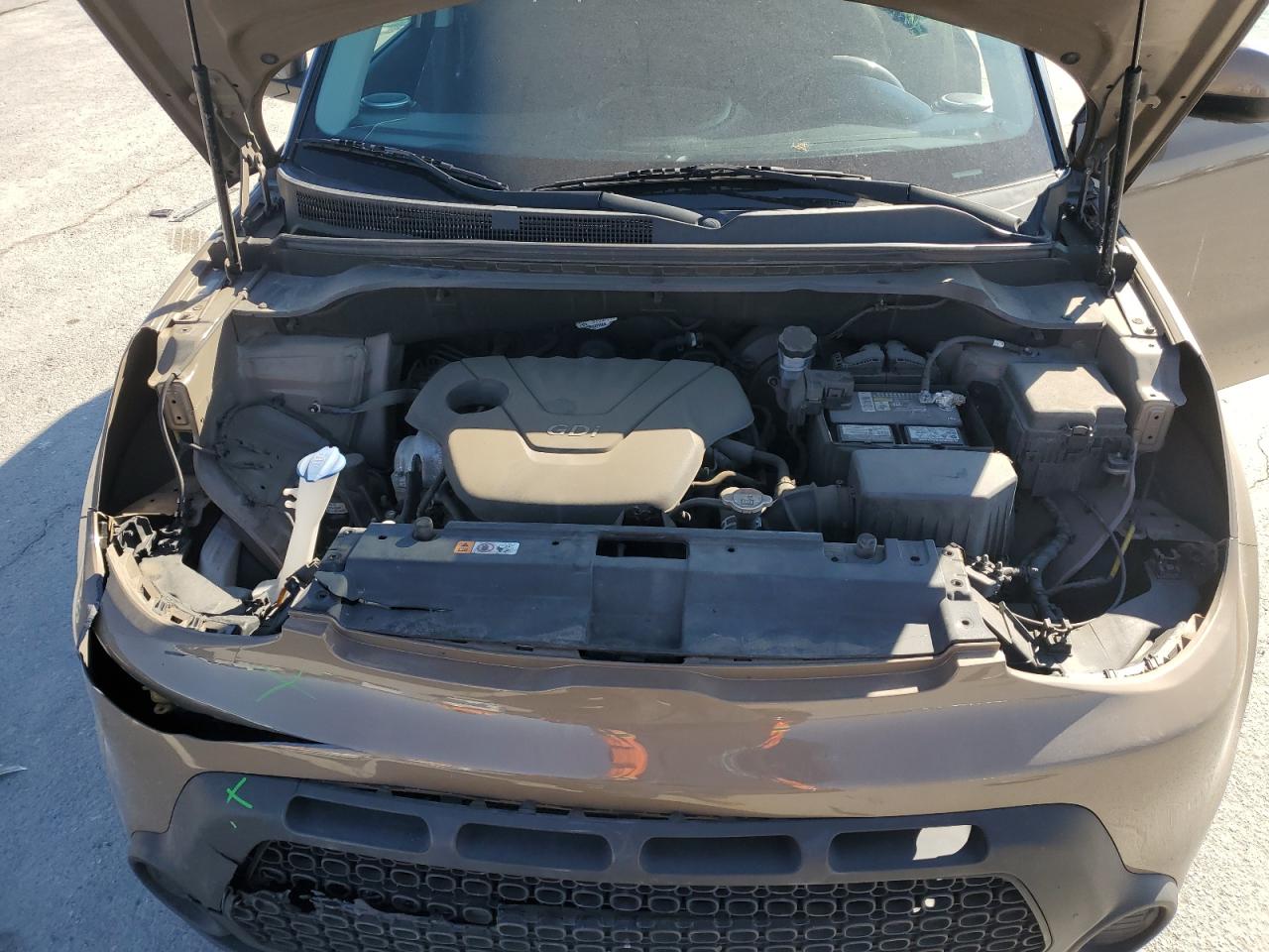 2016 KIA Soul VIN KNDJN2A22G7300495 Copart auction photo, front end damage thumbnail 11
