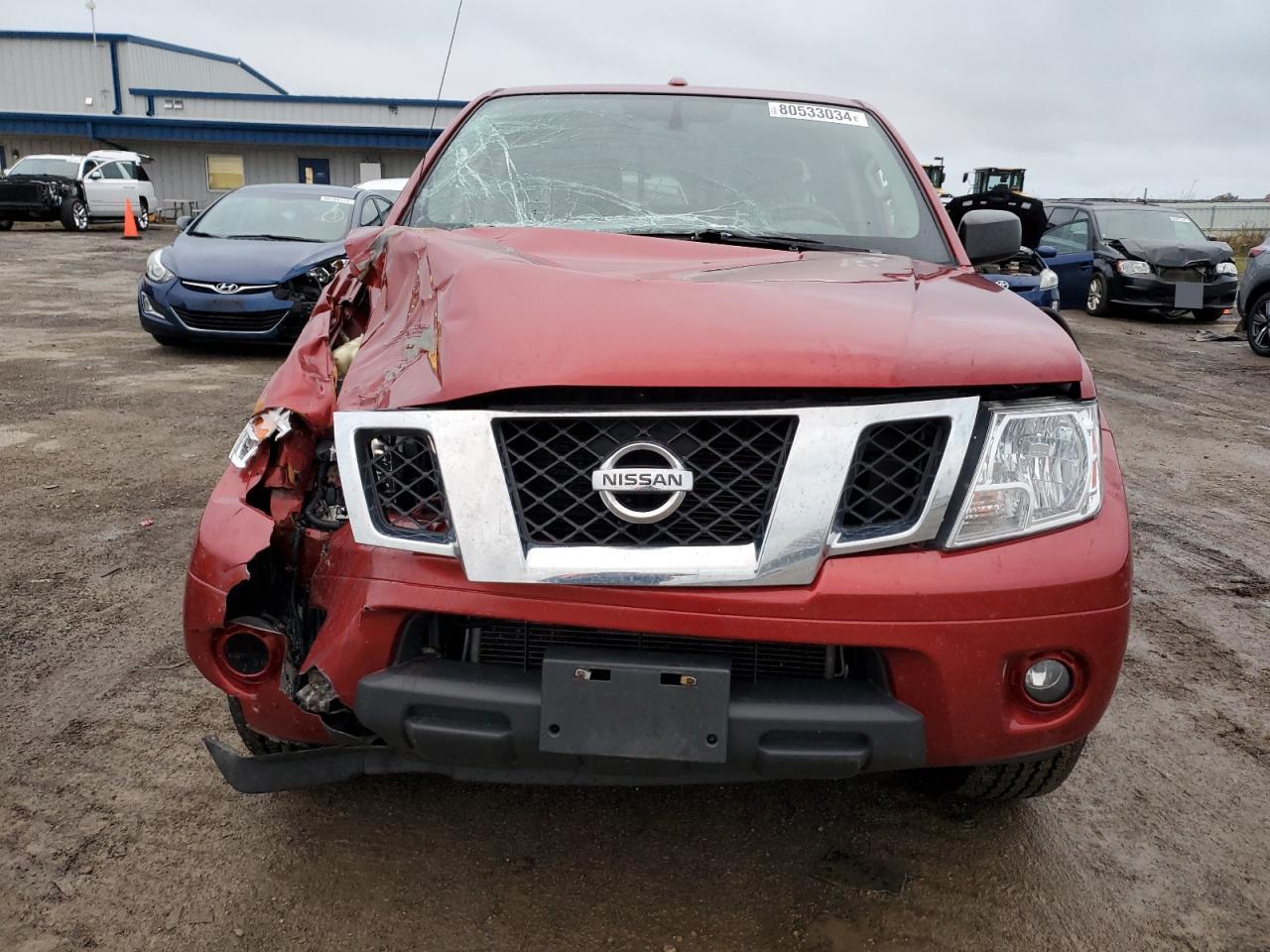 2014 Nissan Navara (Frontier) VIN 1N6AD0EVXEN706171 Copart auction photo, front end damage thumbnail 5