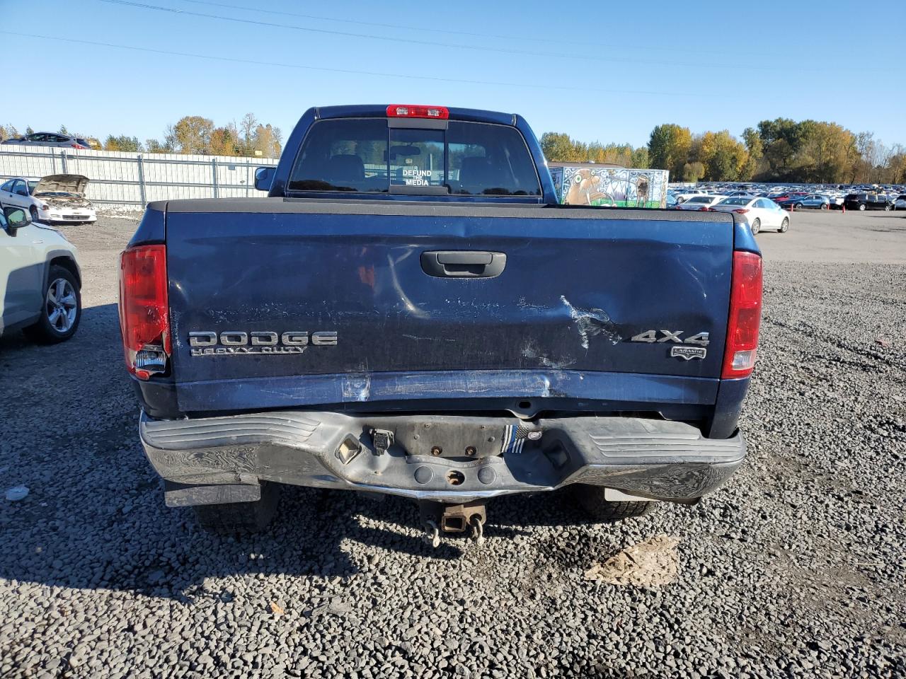 2004 Dodge RAM VIN 3D3LU38C44G216248 Copart auction photo, rear end / front end damage thumbnail 6