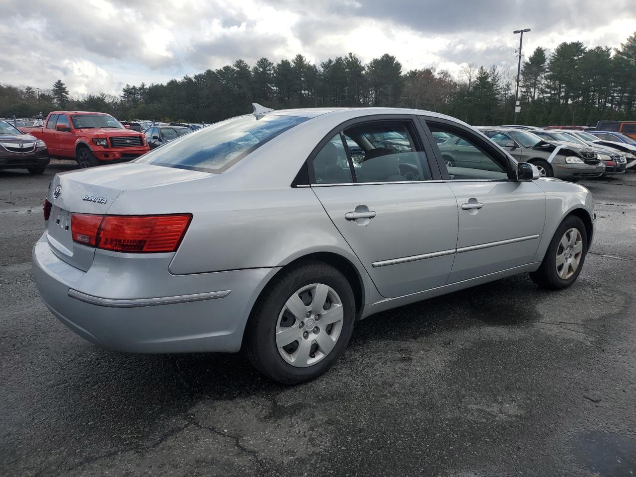 2010 Hyundai Sonata VIN 5NPET4AC1AH606974 Copart auction photo, front end / minor dent/scratches damage thumbnail 3