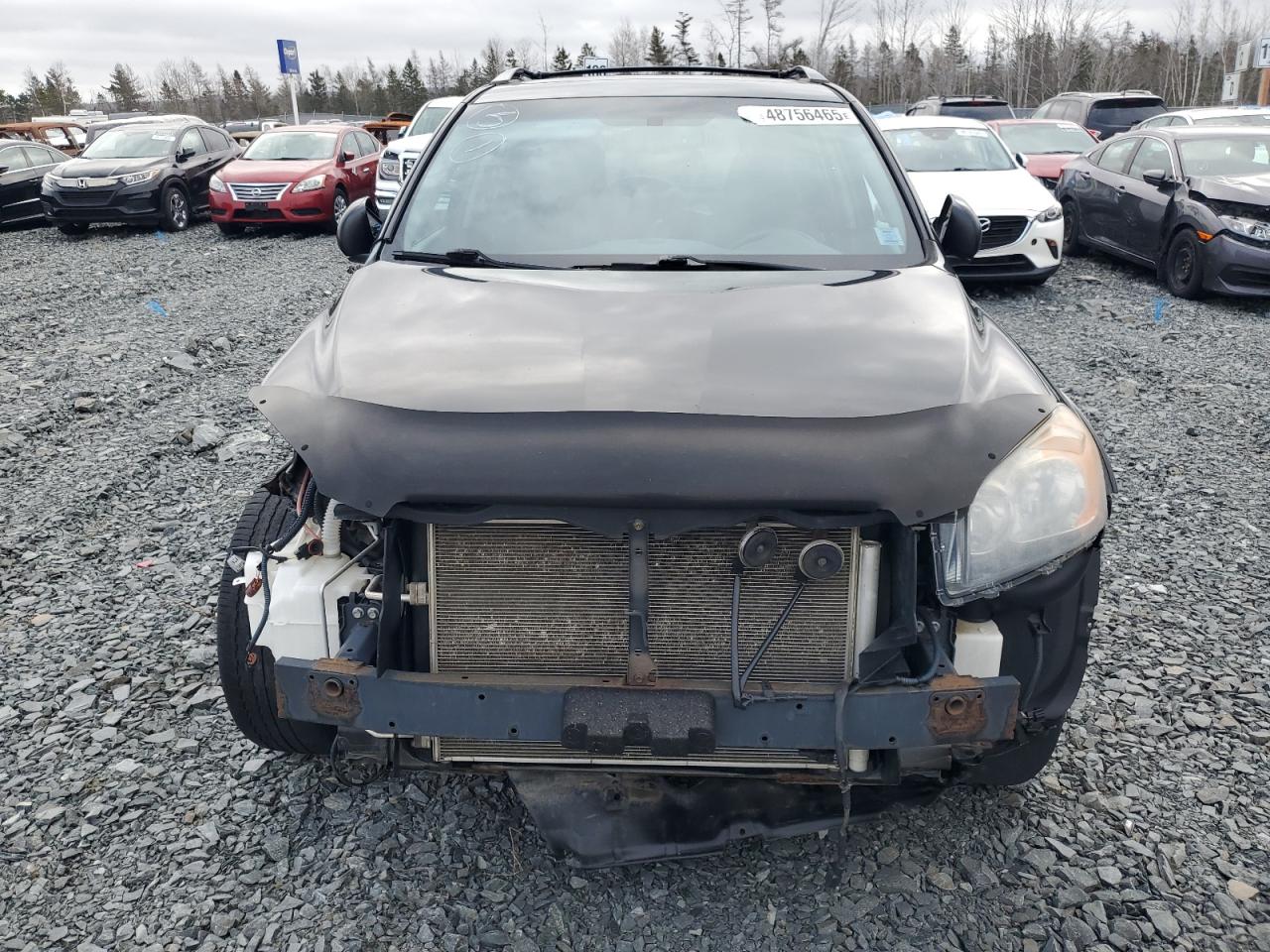 2012 Toyota RAV 4 VIN 2T3RK4DV1CW070802 Copart auction photo, front end / side damage thumbnail 5
