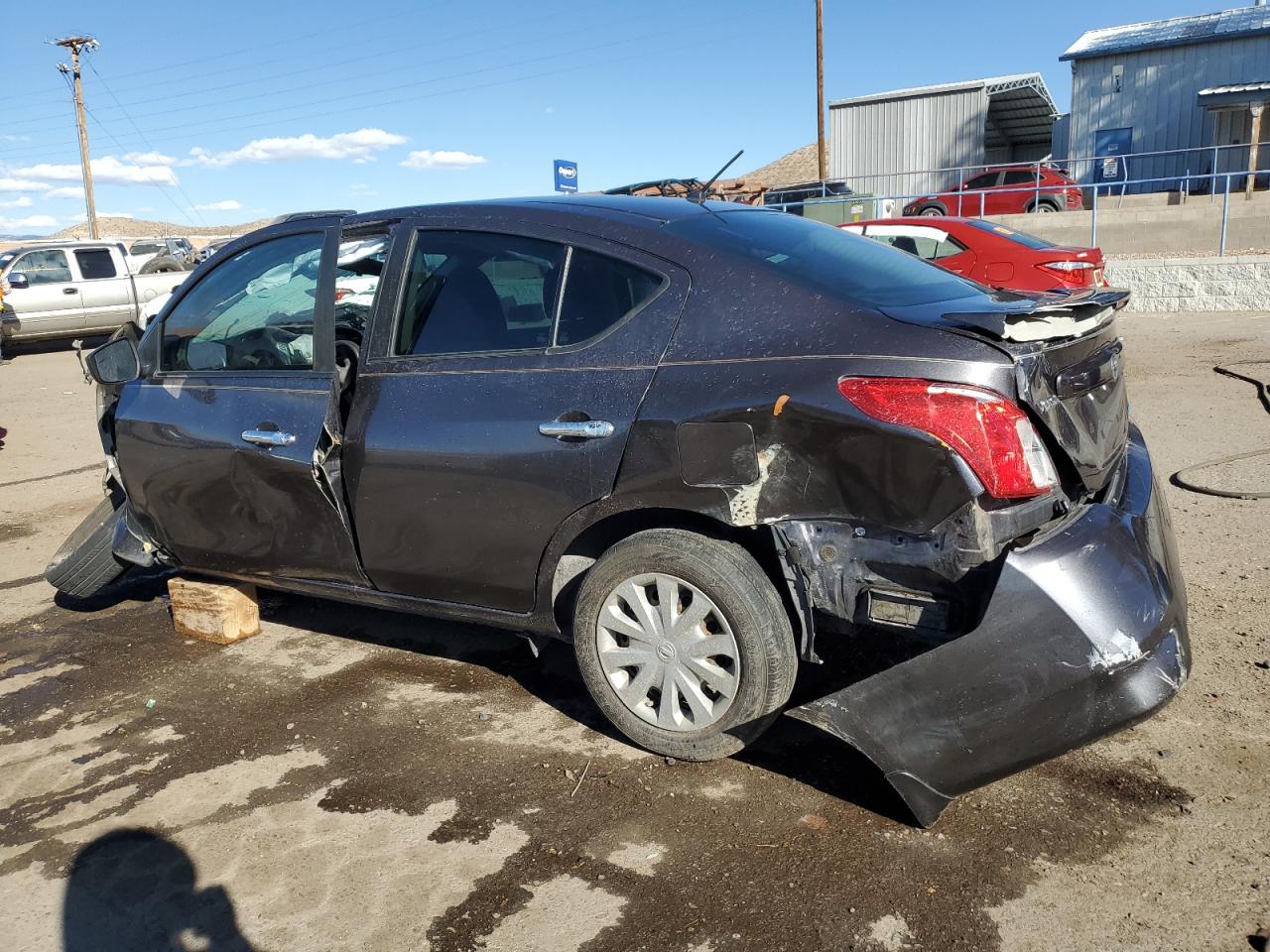 2015 Nissan Versa VIN 3N1CN7AP7FL872709 Copart auction photo, all over damage thumbnail 2