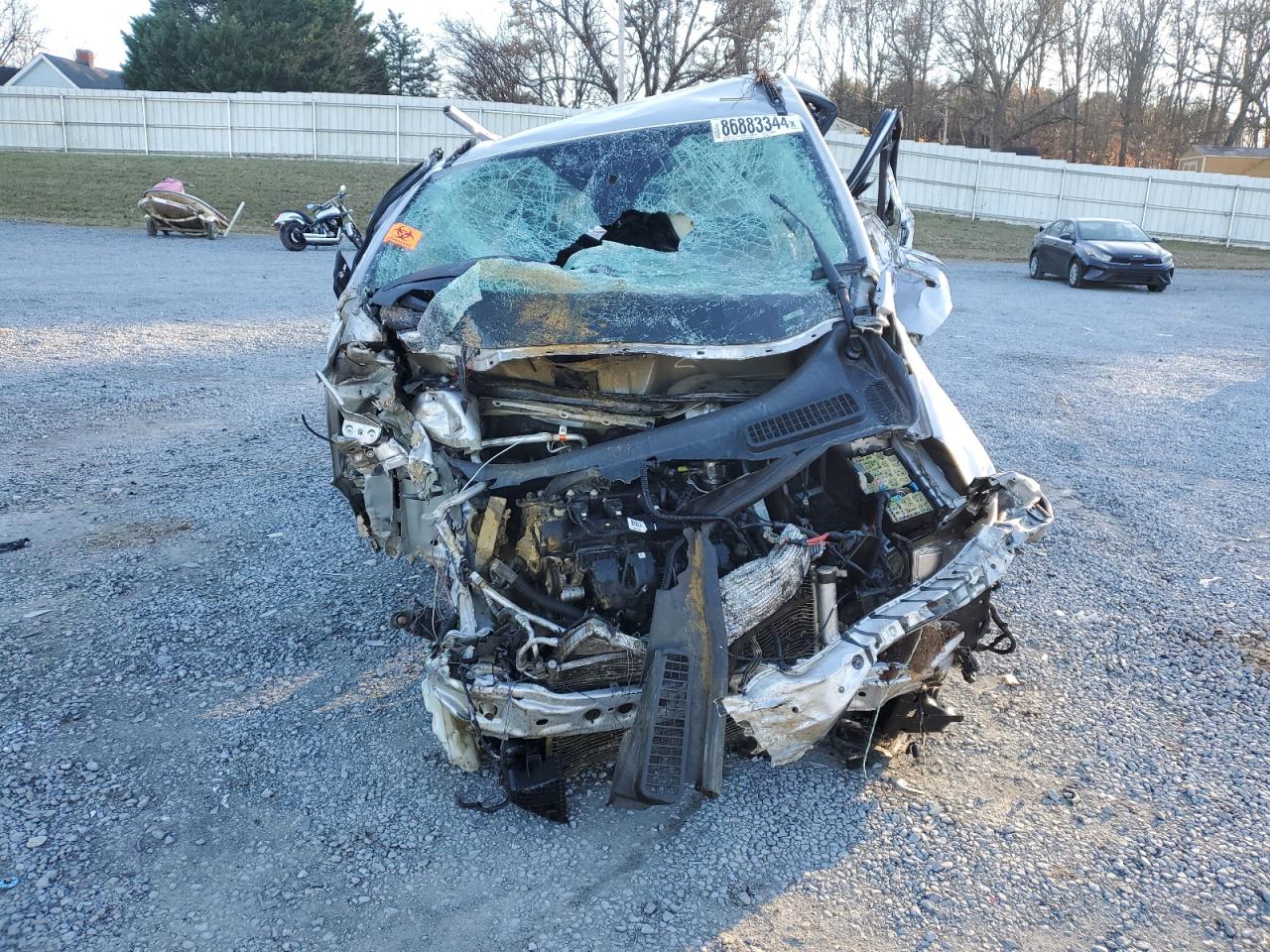 2017 Ford Escape VIN 1FMCU9J98HUB26237 Copart auction photo, all over damage thumbnail 5