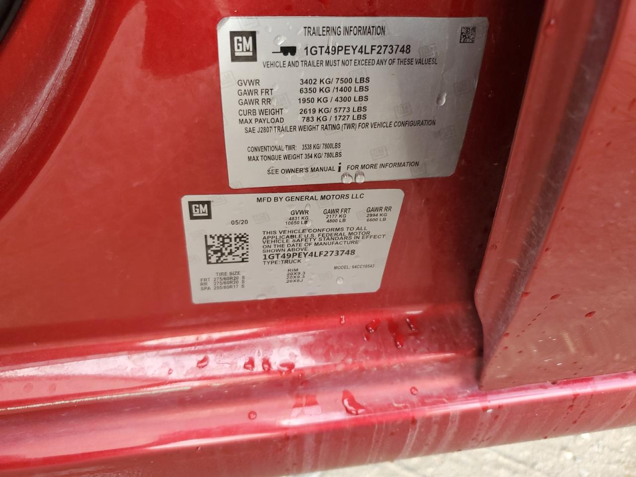 2022 GMC Sierra VIN 1GT49PEY1NF247451 Copart auction photo, minor dent/scratches damage thumbnail 12