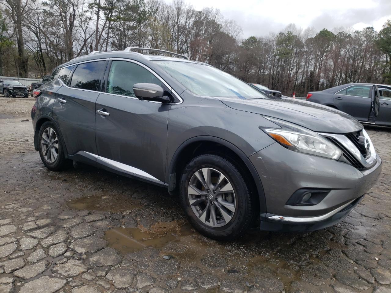 2015 Nissan Murano VIN 5N1AZ2MH1FN283666 Copart auction photo, side damage thumbnail 4