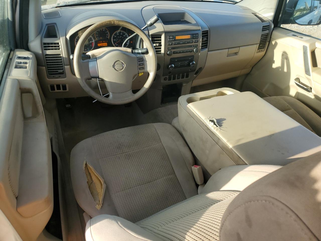 2008 Nissan Titan VIN 1N6BA06A38N348795 Copart auction photo, side damage thumbnail 8