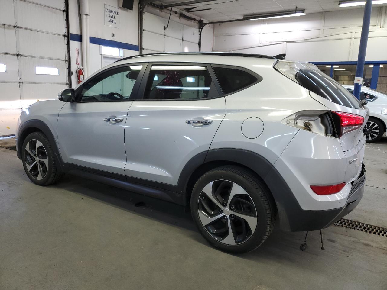 2016 Hyundai Tucson VIN KM8J3CA23GU041542 Copart auction photo, rear end damage thumbnail 2