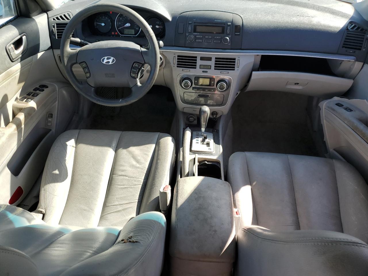 2006 Hyundai Sonata VIN 5NPEU46F86H002295 Copart auction photo, side / front end damage thumbnail 8