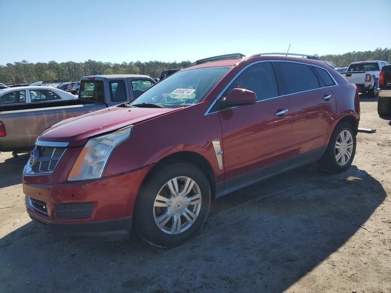 2012 Cadillac SRX VIN 3GYFNDE37CS523903