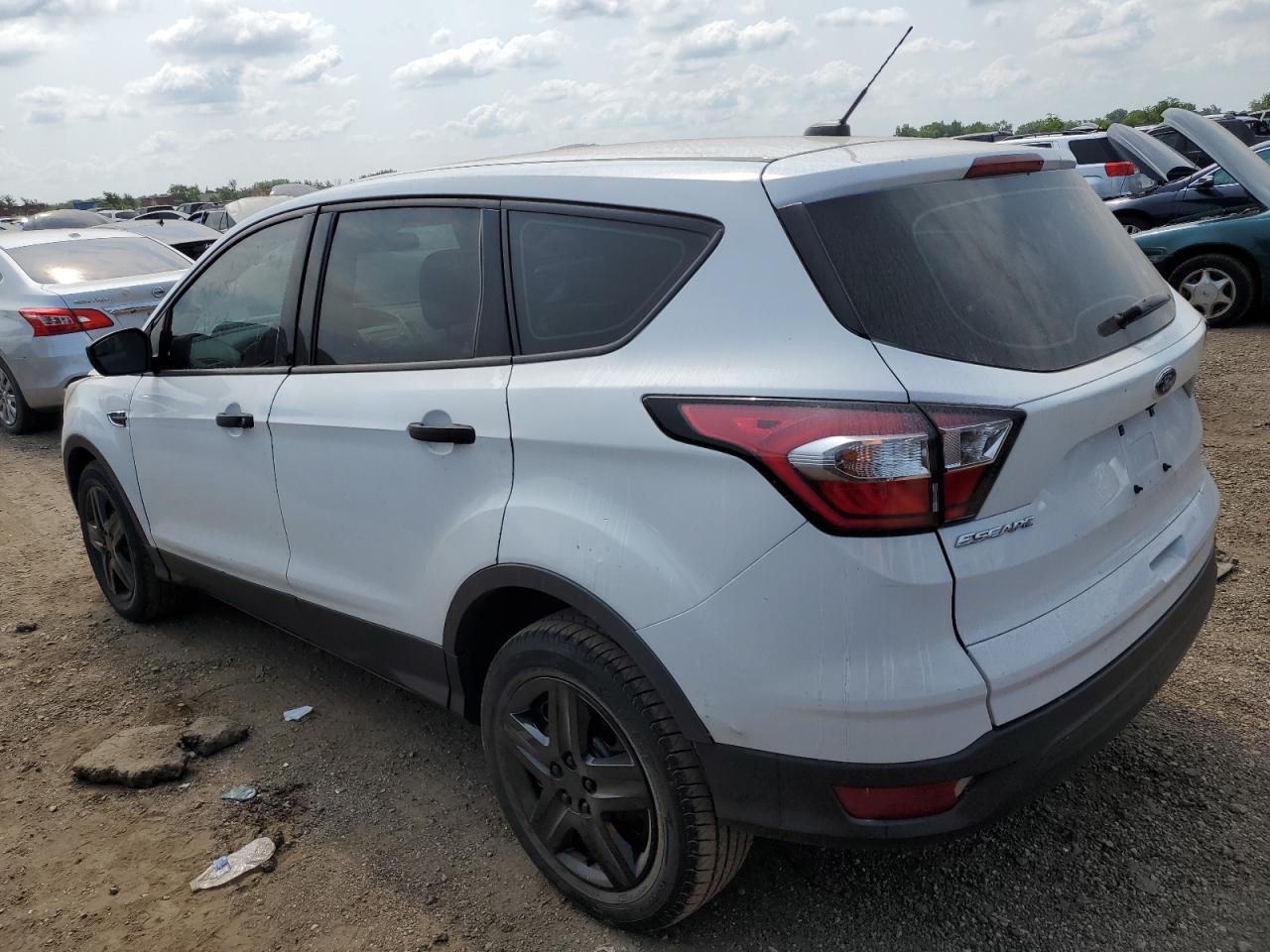 2017 Ford Escape VIN 1FMCU0F77HUD77656 Copart auction photo, front end / side damage thumbnail 2