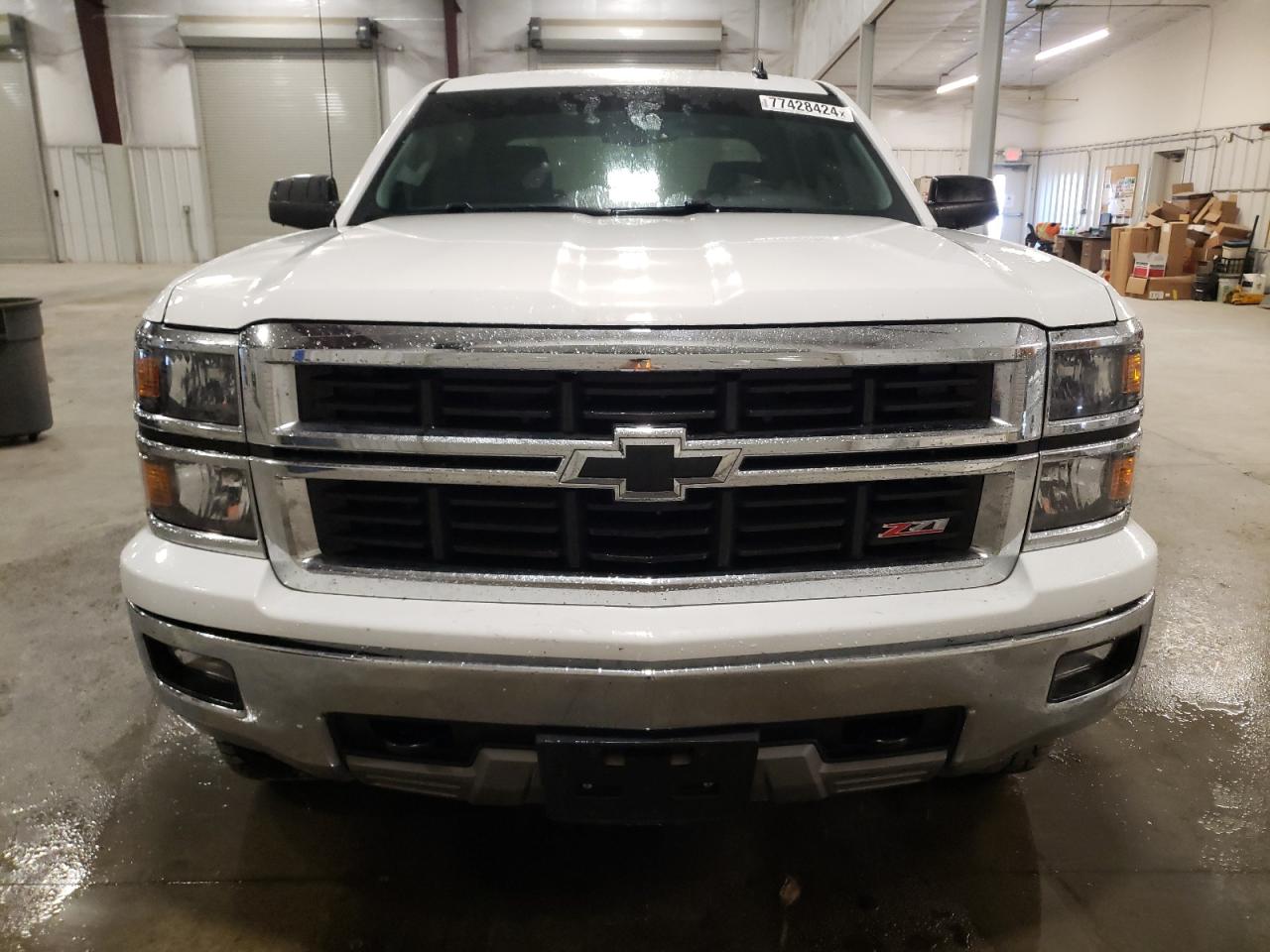 2014 Chevrolet Silverado VIN 3GCUKREC0EG392080 Copart auction photo, rear end / side damage thumbnail 5