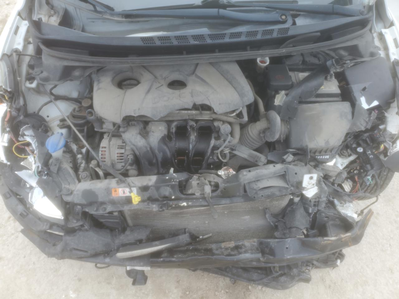 2014 Hyundai Elantra VIN 5NPDH4AE9EH517383 Copart auction photo, front end damage thumbnail 12