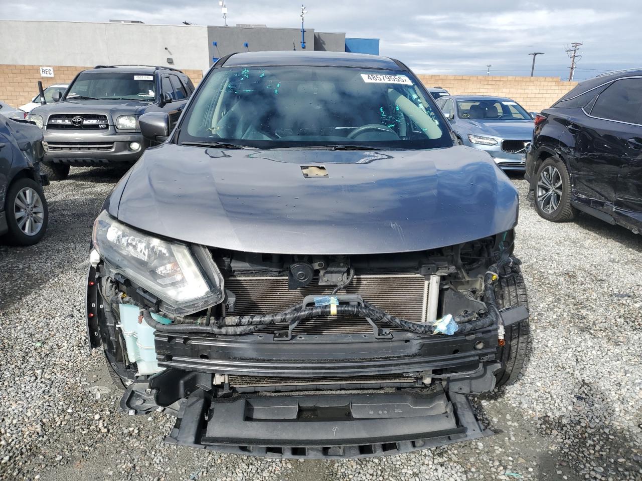 2017 Nissan Rogue VIN 5N1AT2MNXHC815227 Copart auction photo, front end damage thumbnail 5