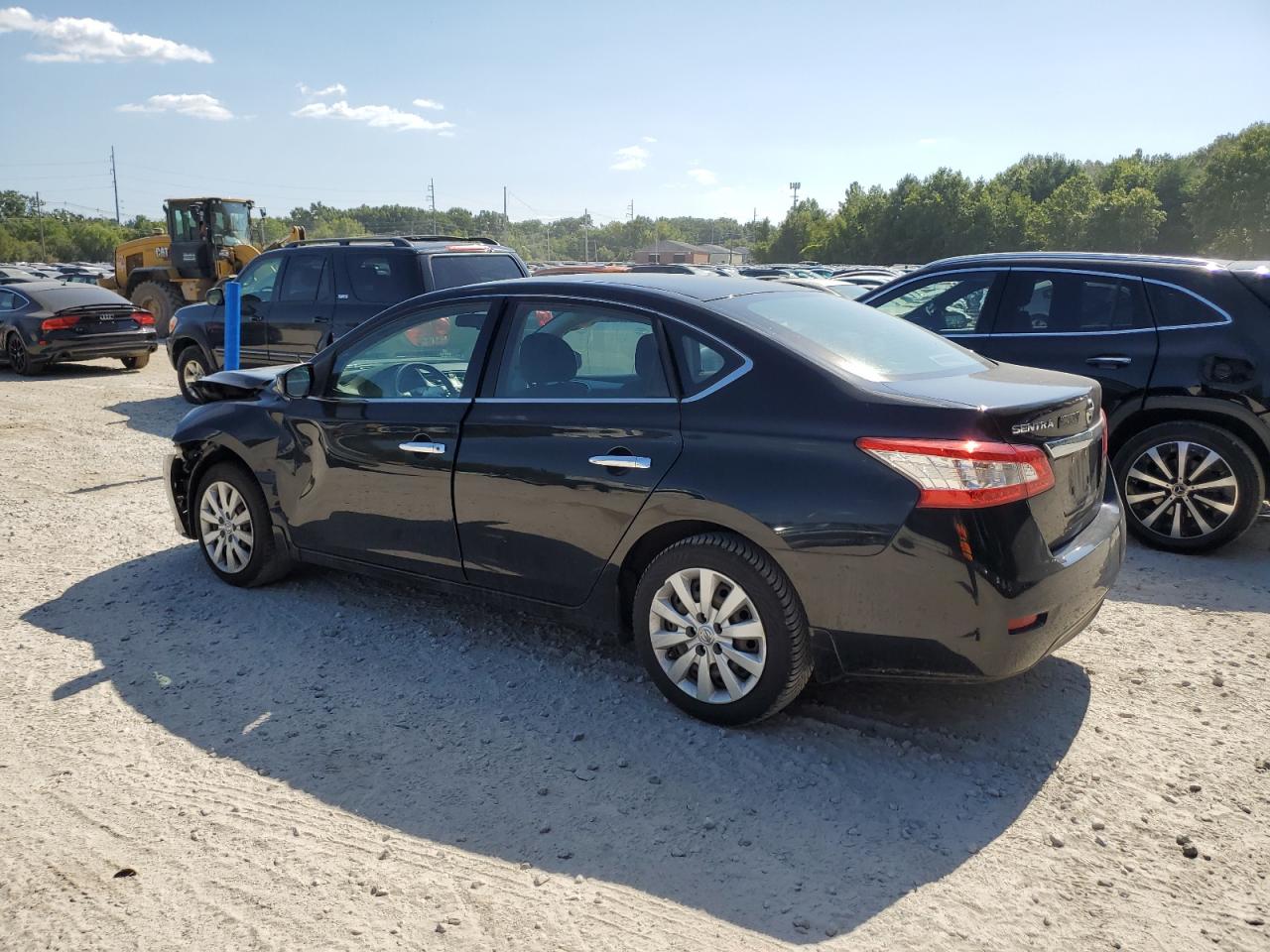 2015 Nissan Sentra VIN 3N1AB7AP4FY294653 Copart auction photo, front end / side damage thumbnail 2