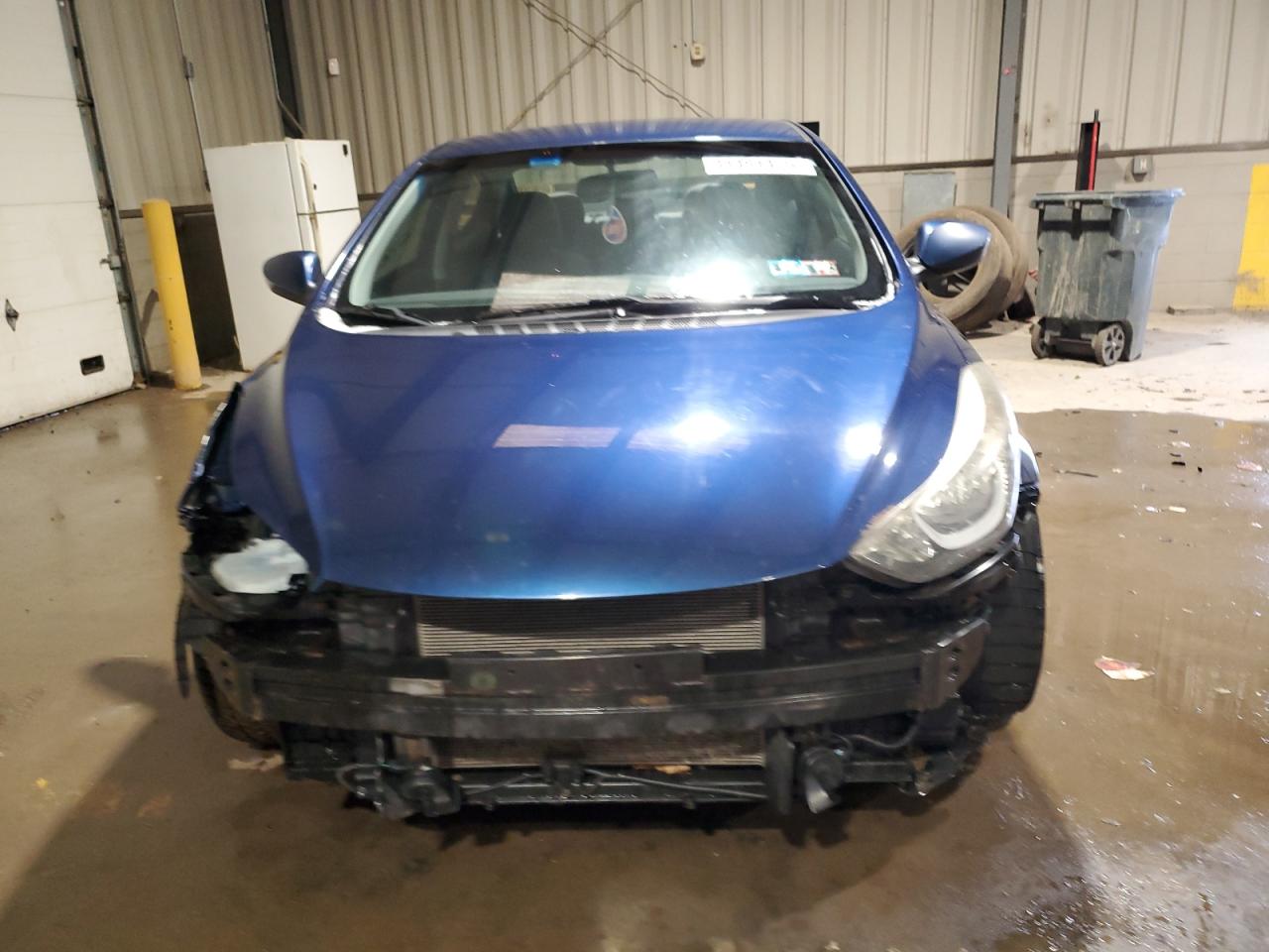 2016 Hyundai Elantra VIN 5NPDH4AEXGH715439 Copart auction photo, front end / side damage thumbnail 5