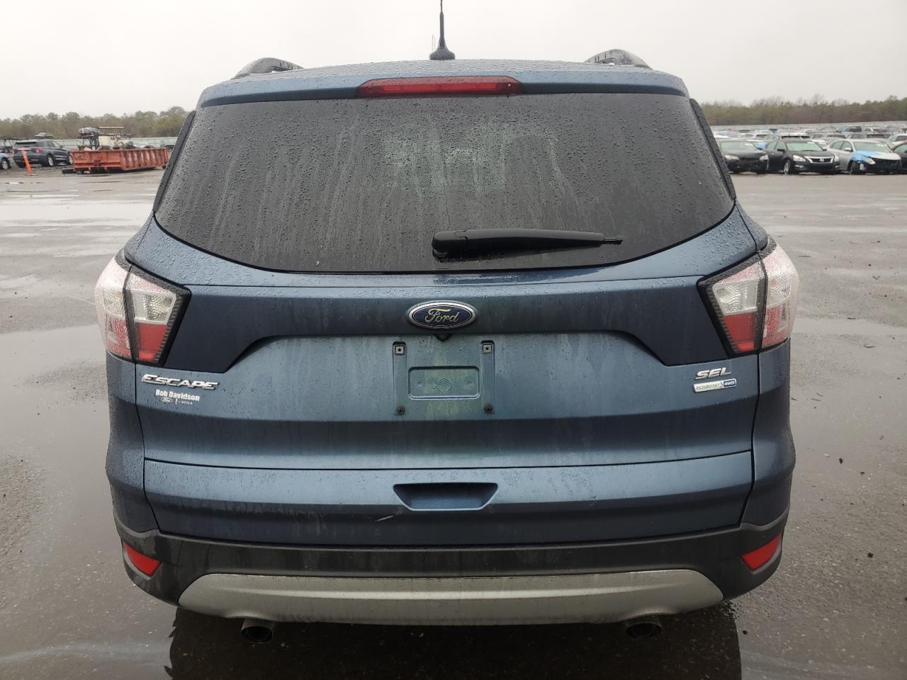 2018 Ford Escape VIN 1FMCU9HD8JUB50733 Copart auction photo, side / front end damage thumbnail 6
