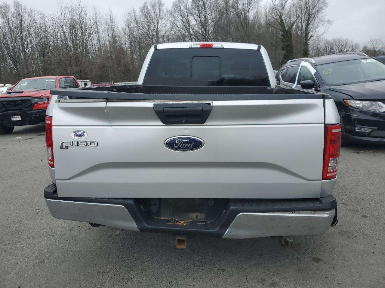 2017 Ford F-150 VIN 1FTEX1E84HFA92227 Copart auction photo, rear end / side damage thumbnail 6