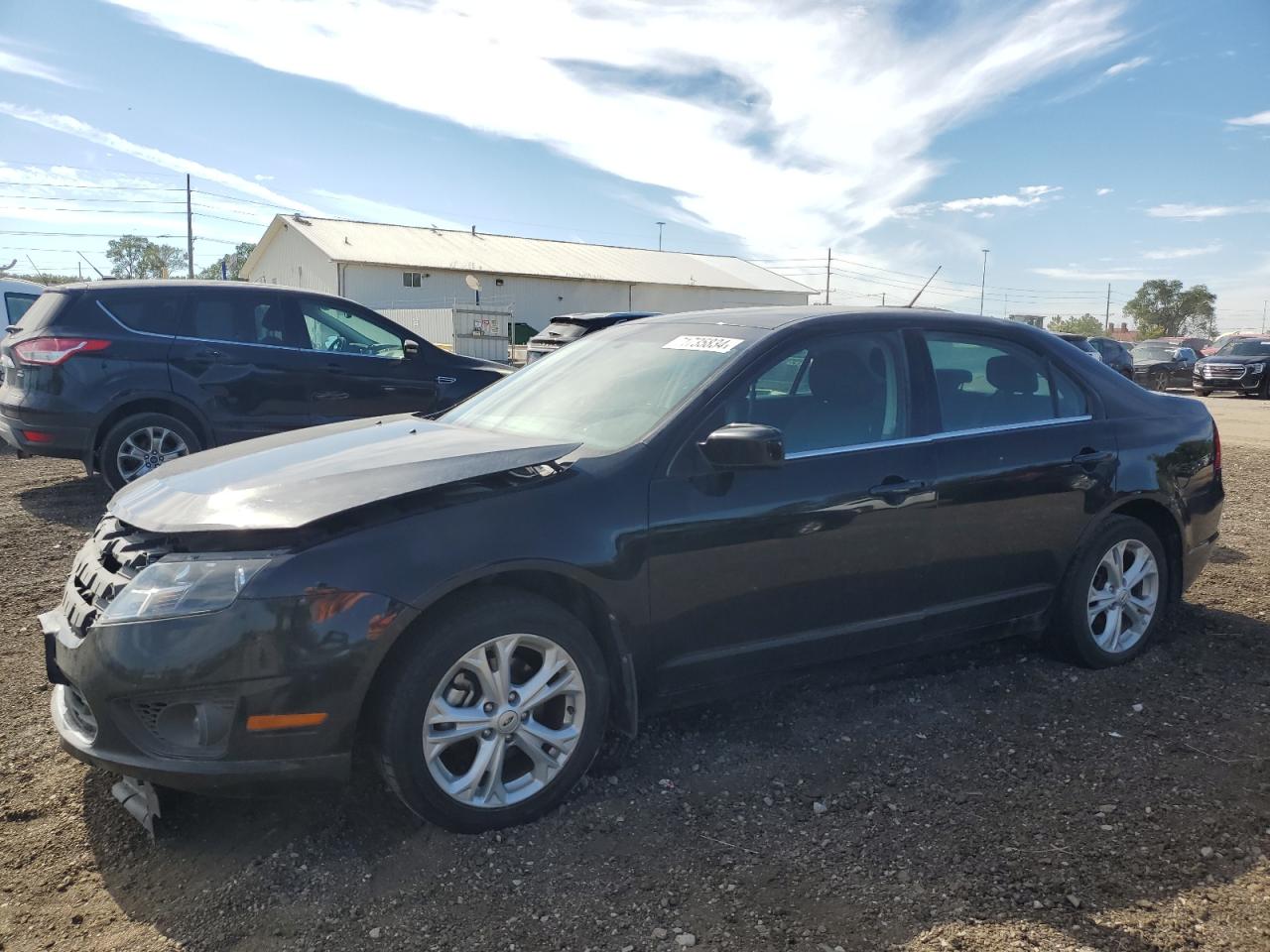 2012 Ford Fusion VIN 3FAHP0HA9CR124757