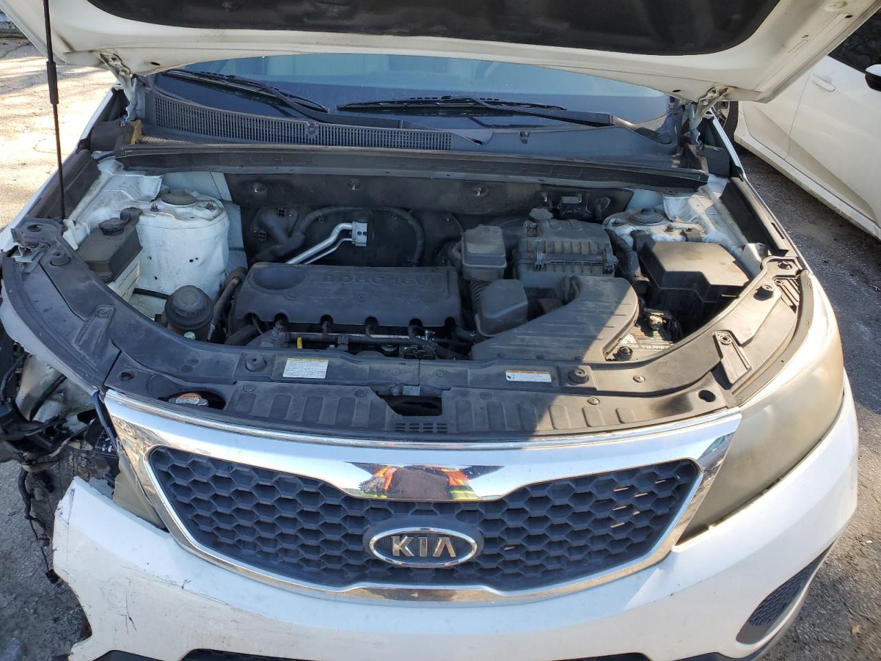 2011 KIA Sorento VIN 5XYKT3A19BG091484 Copart auction photo, front end damage thumbnail 11